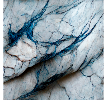 möbelfolie "Blaue Marmorluz" - TenStickers