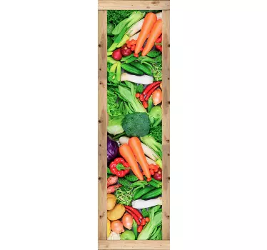 Kühlschrank Aufkleber gemüsebox - TenStickers