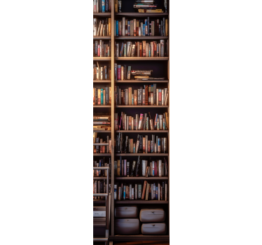 Türaufkleber Bücherregale - TenStickers