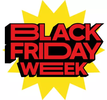 Black Friday Sticker wöchentliche Promotion - TenStickers
