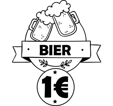 Aufkleber unser Sonderangebot für Bier - TenStickers