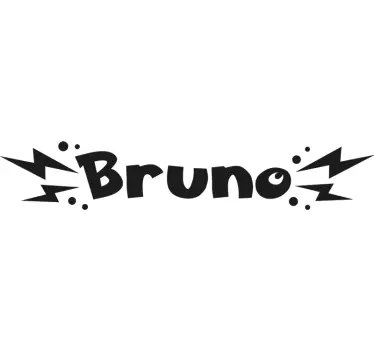 Comic Sticker elektrischer typname - TenStickers