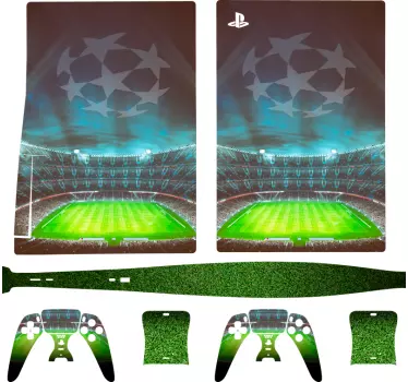PS5 Aufkleber champions-fußballstadion - TenStickers