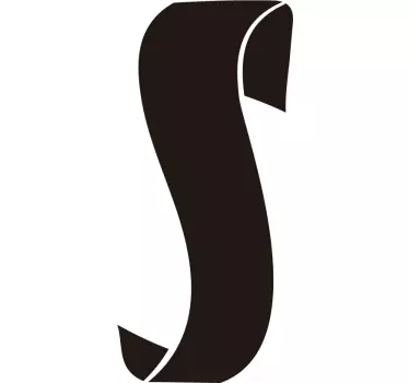 Tafelfolie geschwungenes Design - TenStickers