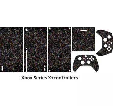 Xbox Aufkleber in schwarz mit Glitzer - TenStickers