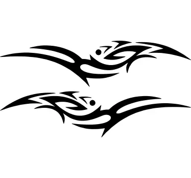 Autoaufkleber mit Tattoo Design - TenStickers