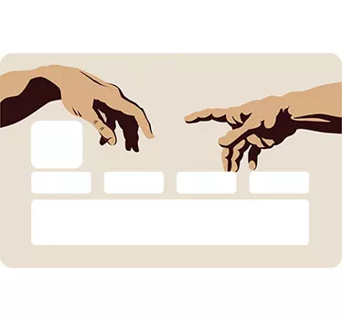 Michelangelo Kreditkarten Aufkleber - TenStickers