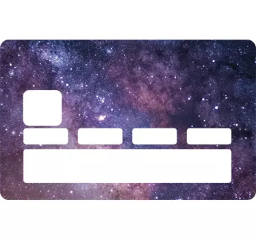 Universum Kreditkarten Aufkleber - TenStickers