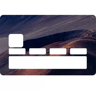Kreditkartenaufkleber Vulkan - TenStickers