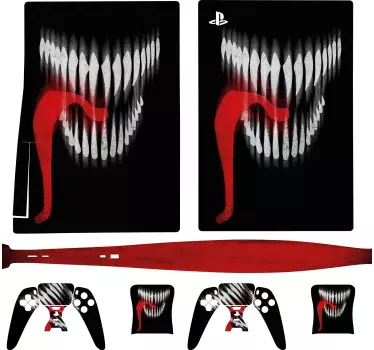 Venom Monster Zähne PS5 Skin - TenStickers