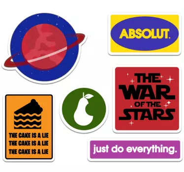 Schilder Aufkleber Set für Laptop - TenStickers