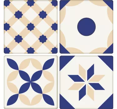 Fliesen Aufkleber Kacheln mediterran - TenStickers