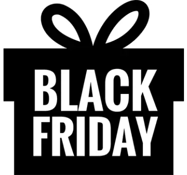 Schaufensteraufkleber Black Friday Geschenk - TenStickers