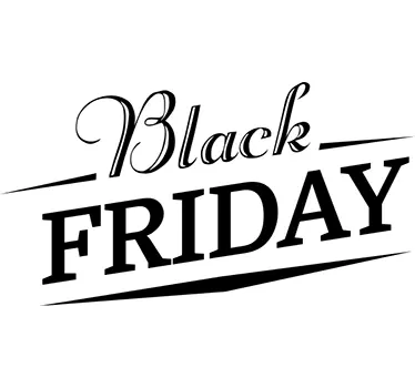 Schaufensteraufkleber Black Friday Sticker stilvoll - TenStickers