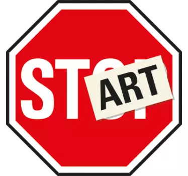 Wandtattoo Signal Start - TenStickers
