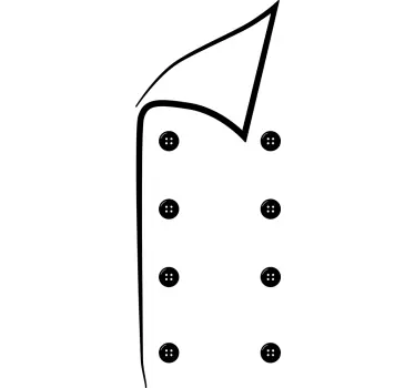 Wandtattoo Küche Kochjacke - TenStickers