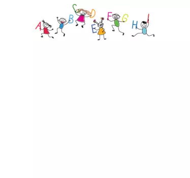 ABC Whiteboard Folie - TenStickers