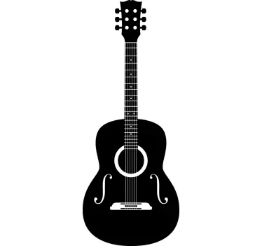 Akustische Gitarre Aufkleber - TenStickers
