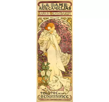 Alfons Mucha Gemälde Wandtattoo - TenStickers