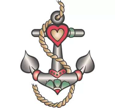 Anker Wandtattoo Schlafzimmer - TenStickers
