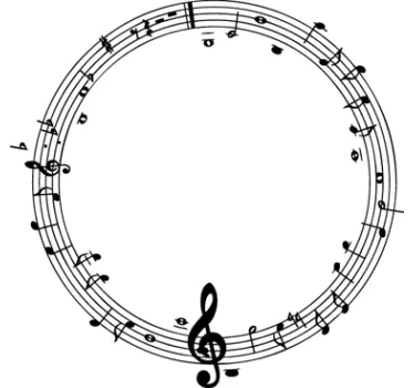 Wandtattoo Schlafzimmer Musiknoten - TenStickers
