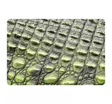 Sticker Wildes Tier Krokodil Leder Laptop Skin - TenStickers