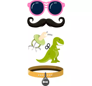 Autoaufkleber für verspielte haustieraccessoires - TenStickers