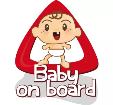 Baby on board Sticker - TenStickers