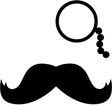 Bart Monokel Sticker - TenStickers