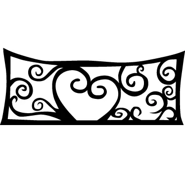 Bett Kopfende Aufkleber - TenStickers