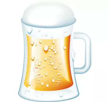 Bierglas Aufkleber - TenStickers