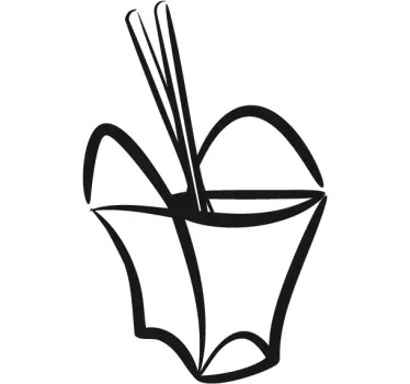 Chinesisches Essen Aufkleber - TenStickers