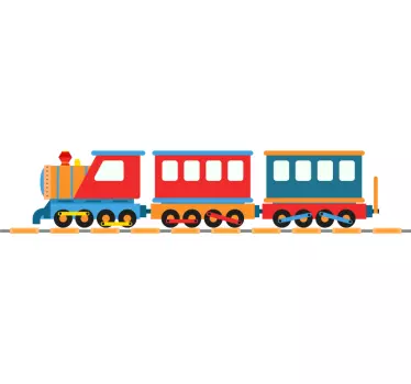 Choo-Choo Zug Garderoben Aufkleber - TenStickers