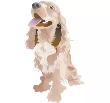 Cocker Spaniel Sticker - TenStickers
