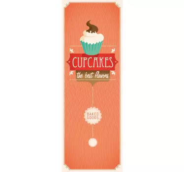 Cupcakes Kühlschrank Folie - TenStickers