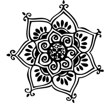 Dekoratives Wandtattoo Blume - TenStickers