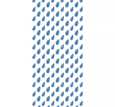 Dusche Aufkleber Wassertropfen - TenStickers