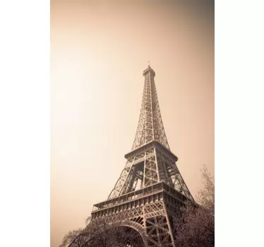 Eiffelturm Sepia Aufkleber - TenStickers