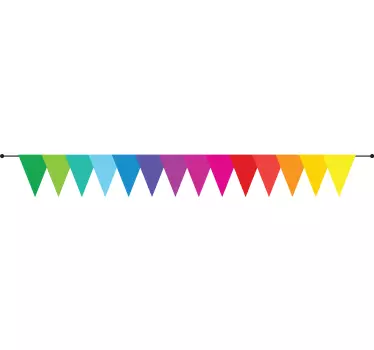 Farbenfrohe Bordüre - TenStickers