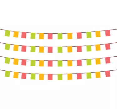 Festliche Bordüre Kinder - TenStickers