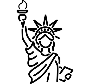 Freiheitsstatue Aufkleber - TenStickers