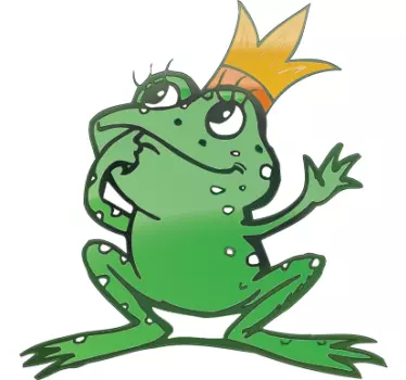 Wandtattoo Kinderzimmer Froschkönig - TenStickers