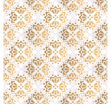 Goldenes Mandala Möbel Aufkleber - TenStickers