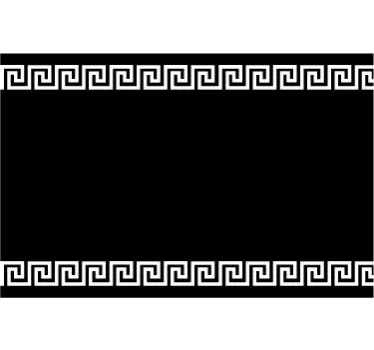 Wandtattoo Badezimmer Griechischer muster - TenStickers