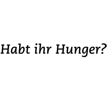 Habt ihr Hunger? Sticker - TenStickers