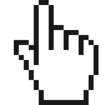 Türaufkleber Icon Zeigefinger - TenStickers