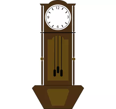 Klassische Wandtattoo Uhr - TenStickers