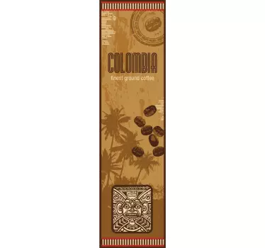 Kolumbischer Kaffee Kühlschrank Sticker - TenStickers