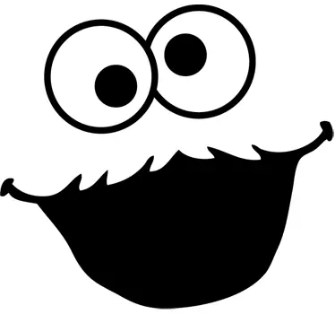 Wandtattoo Kinderzimmer Krümelmonster Badezimmer Design - TenStickers