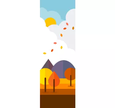 Kühlschrank Wald Aufkleber - TenStickers